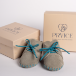 Sive cipelice sa plavim pertlama — Mini Pack